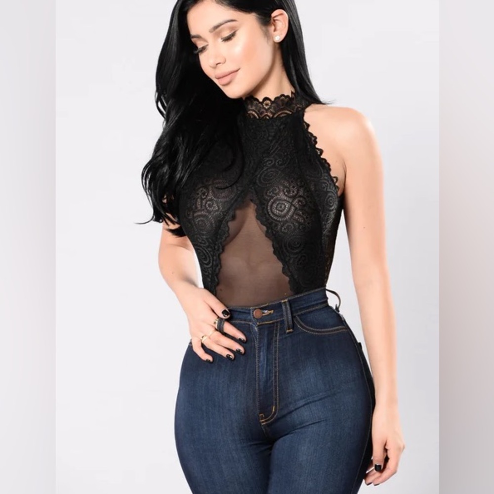 Fashion Nova Ruffle it Up Bodysuit